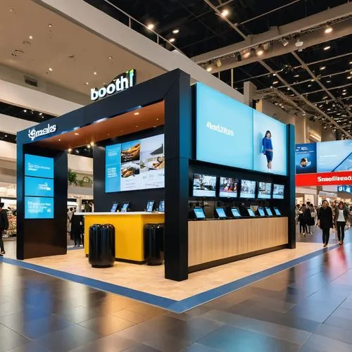 Imagine designing a booth in a bustling mall environment that attracts customers and enhances brand visibility. Picture a space optimized for both functionality and aesthetics, with eye-catching displ