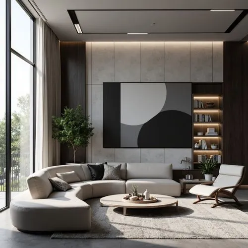  ,the spacious and stylish room has a huge wall art and modern furnishings,minotti,modern living room,modern minimalist lounge,modern decor,contemporary decor,interior modern design,living room,living