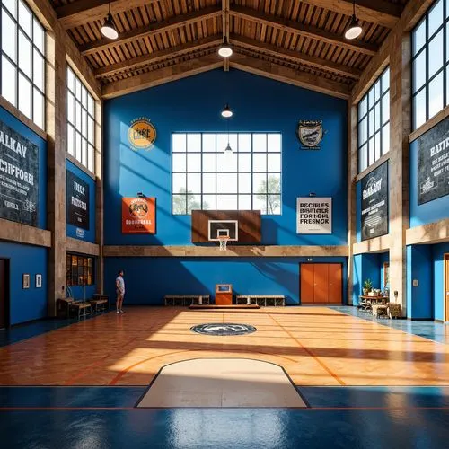 Gymnasium Neoclassicism Style Architecture Design Ideas