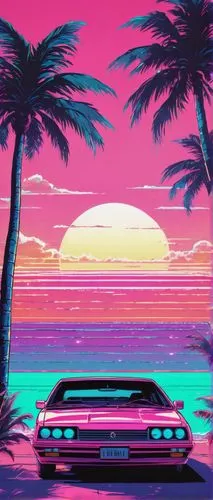 Sonic-inspired, Vaporwave-themed, retro-futuristic, neon-lit, palm trees, sunset beach, old-school gaming console, CRT TV, VHS tapes, cassette players, glitch art, distorted visuals, 80s-90s nostalgia