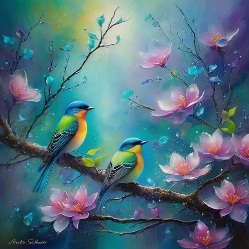 Birds chirped melodically, their songs carrying through the ancient trees as if celebrating the princess's arrival. Flowers bloomed in a vibrant tapestry of colors, each petal seeming to glisten with 