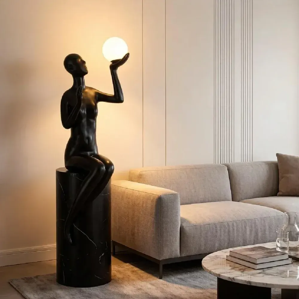 Evoke Sculpture Floor Lamp