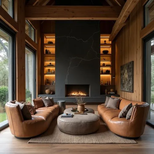 interior design,the room has large windows and modern furniture,minotti,fire place,livingroom,sitting room,living room,fireplace,Photography,Documentary Photography,Documentary Photography 01