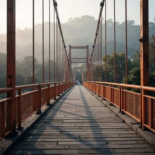 Art Deco Style Pedestrian Bridge Architecture Design Ideas