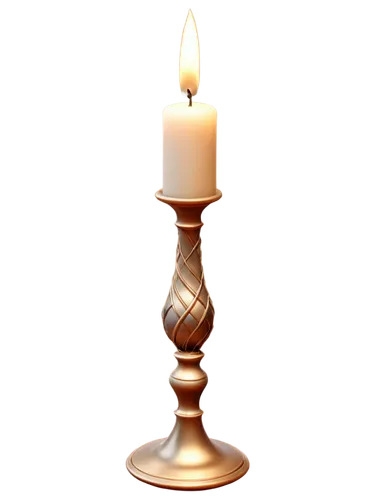 a lit candle on a candlestick on a table, candles, stylized 3d, candle volume, polycount, made by veteran environmental artist, trending on polycount, rendered with substance designer,...,candlestick 
