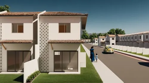 tile roof ,townhouses,new housing development,3d rendering,housing,block of houses,residential house,blocks of houses,apartments,row of houses,apartment building,apartment house,prefabricated building