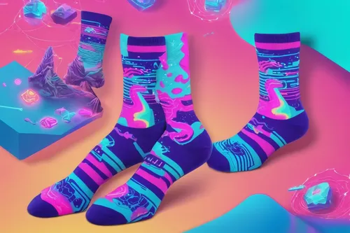 Imagine magical socks that change patterns with each step.✨,fun socks,watercolor socks,neon candies,argyle socks,socks,watercolour socks,odd socks,different socks,socks shoes,striped socks,sports sock