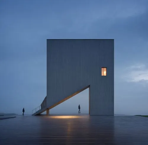 two people walking on the side of a building,snohetta,siza,teshima,archidaily,associati,zumthor,Photography,General,Realistic