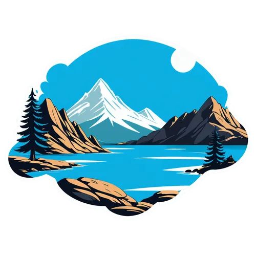 mountain, badge, nature, beautiful, blue, cartoon, comic,vimeo icon,dribbble icon,dribbble,growth icon,skype logo,store icon,rinjani,skype icon,taranaki,flat design,flat blogger icon,alaska,kamchatka,