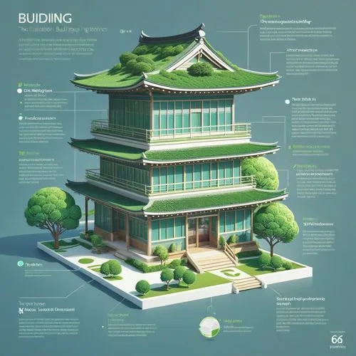 Traditional Japanese building