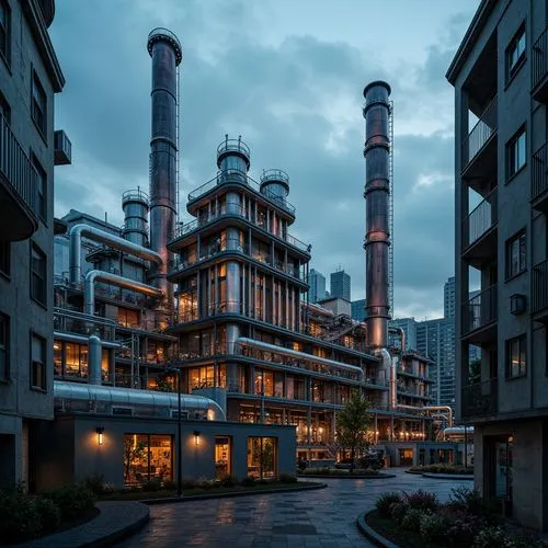 Neoclassicism Style Energy Plant Architecture Design Ideas