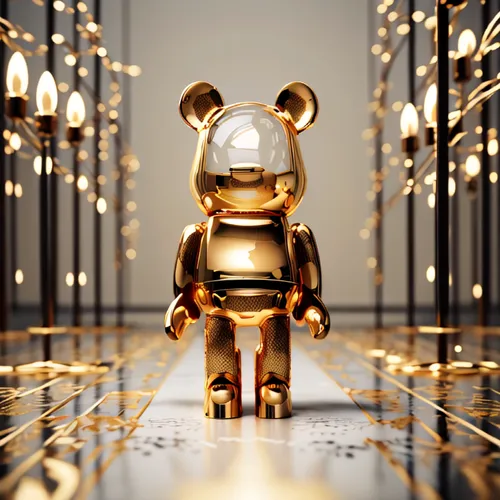 3d teddy,cinema 4d,3d render,gold wall,scandia bear,bear,teddy bear waiting,3d figure,award background,3d model,teddy-bear,billionaire,3d rendered,teddybear,cute bear,little bear,disney baymax,gold bu