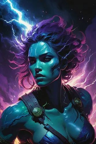  ,a woman wearing blue and holding an object,blue enchantress,nebula guardian,jinx,electrify,thunderstruck,defend,electric,tempest,mystique,ultraviolet,titans,lightning,electrified,azure,glimmerings,e