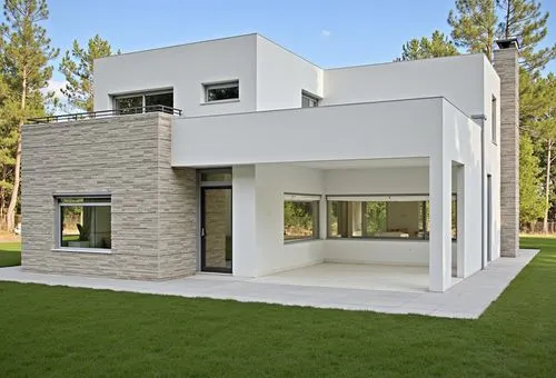 Ubicada en el corazón de un barrio exclusivo, esta casa moderna redefine el lujo y el confort. Con una superficie de 350 metros cuadrados, la propiedad ofrece un diseño arquitectónico vanguardista que