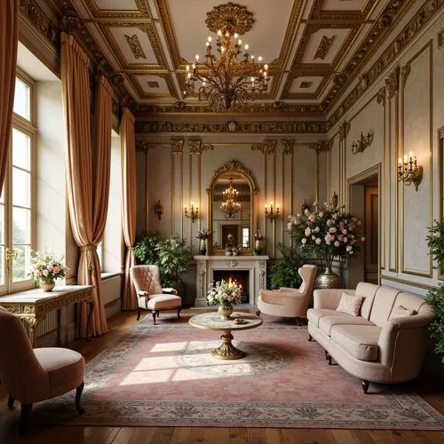Rococo Style Office Building Design Ideas