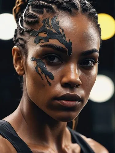 photograph close up portrait of Female boxer training, serious, stoic cinematic 4k epic detailed 4k epic detailed photograph shot on kodak detailed bokeh cinematic hbo dark moody

(masterpiece,best qu
