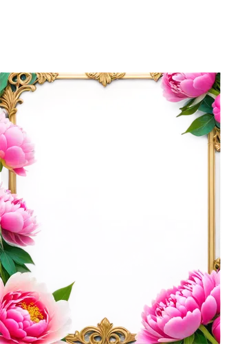 Vibrant colorful flowers, blooming peonies, delicate petals, soft gentle curves, intricate leaf patterns, subtle gradient background, shimmering sparkles, ornate gold frame, 3D raised embossing, luxur