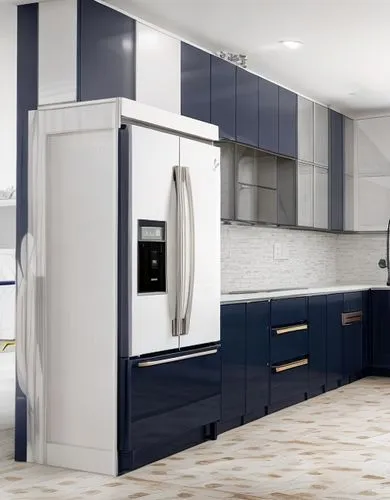white table and navy blue full 
kitchen,modern kitchen interior,kitchen design,modern kitchen,modern minimalist kitchen,kitchen interior,tile kitchen,new kitchen,dark cabinets,ginsburgconstruction kit