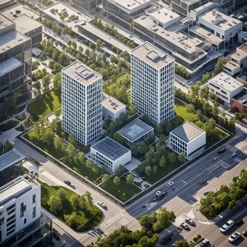 the aerial po shows buildings in various cities,floridsdorf,plattenbau,kerava,ludwigshafen,kista,marzahn,Photography,General,Realistic