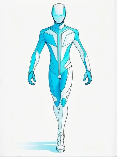 minimalist men Luminous Tron costume fashion sketch, inspired by Tron: Legacy,biomechanically,medical illustration,the human body,dr. manhattan,walking man,articulated manikin,male poses for drawing,h
