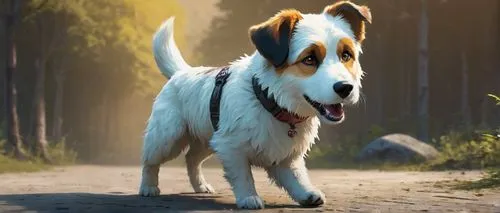 dog
,a small dog walking down a dirt road,welsh cardigan corgi,rough collie,dog shetland sheepdog,jack russel terrier,shetland sheepdog,australian shepherd