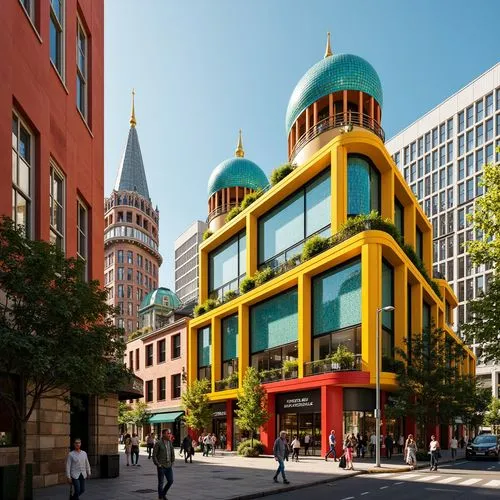 Cultural Architecture Postmodernism Style Building Design Ideas