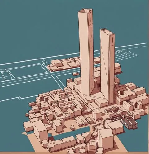architectural drawings,an image of a drawing of an urban city,urban development,city blocks,redevelop,urbanizing,rezoning,container terminal,urban planning,urban design,modularity,urbanization,infrast
