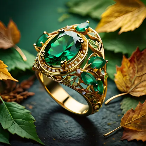 autumn jewels,ring with ornament,colorful ring,emerald,ring jewelry,golden ring,malachite,cuban emerald,circular ring,emerald lizard,precious stone,aaa,emerald sea,gemstones,gemstone,wedding ring,gree