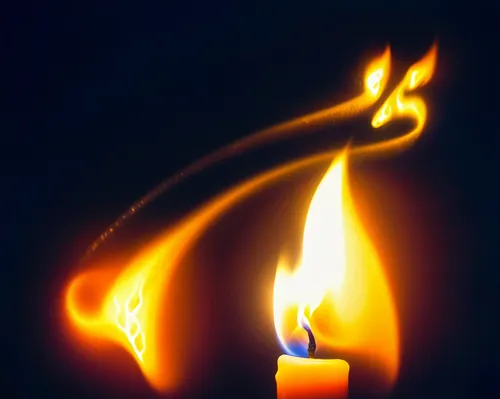 The flame of a candle moves by the effect of a breeze.,a lit candle is being shown against a black background,fire logo,fire background,flaming torch,flame spirit,burning torch,flame of fire,dancing f