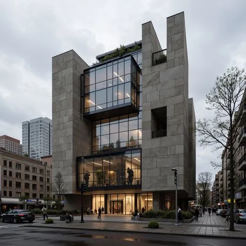 Art Nouveau Style Exhibition Center Architecture Design Ideas