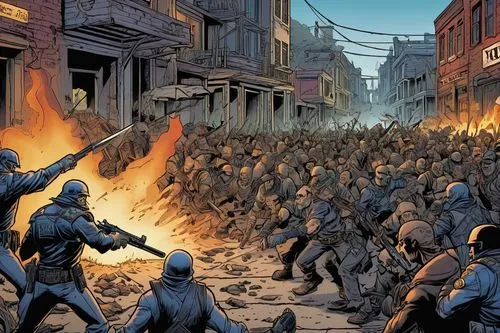  Game Scene, Wild angle view,dargaud,schuitema,palmiotti,newsarama,kirkman,genosha,pyromaniacs,firefight,bertinelli,kubert,azzarello,phalangists,blacksad,legionnaires,jsa,romita,schuiten,warworld,infe
