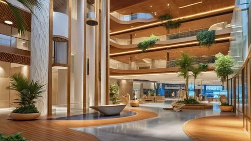 penthouse apartment,largest hotel in dubai,eco hotel,interior modern design,modern office,luxury home interior,oasis of seas,hotel lobby,modern decor,sky apartment,luxury hotel,3d rendering,hyatt hote