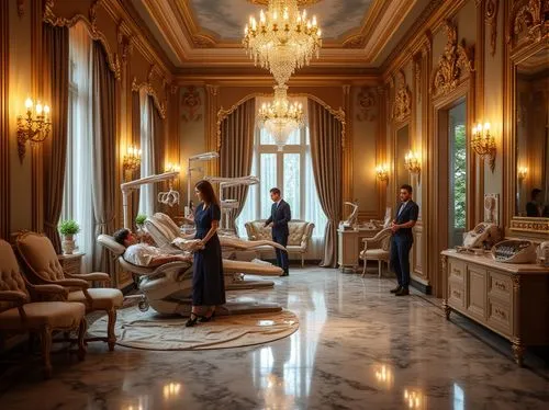 Baroque Style Dental Clinic Design Ideas