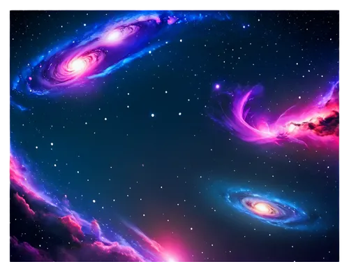 Free star background, galaxy, dark blue space, twinkling stars, nebula, vibrant purple and pink hues, swirling clouds of gas, 3D rendering, cinematic lighting, panoramic view, high resolution, realist