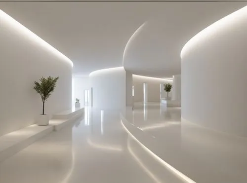 hallway space,hallway,corridors,corridor,3d rendering,corian,daylighting,interior modern design,white room,render,ambient lights,ceiling lighting,luminaires,wall light,hallways,wall lamp,modern decor,