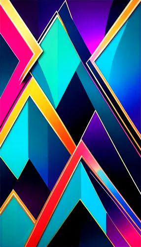 Ultra-high-definition wallpaper, 4K resolution, mobile device, abstract design, vibrant colors, futuristic patterns, geometric shapes, metallic textures, reflective surfaces, subtle animations, soft f