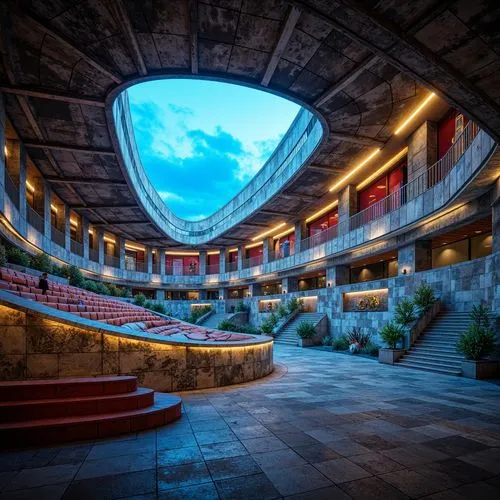 Stadiums Postmodernism Style Architecture Design Ideas