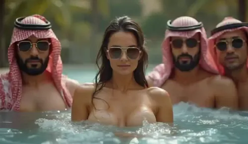 says. the water sways and bubbles,emirate,middle east,djellaba,sultanates,middle eastern,sultan,cabanas,sashayed,video clip,entourage,shaikhs,emirates palace hotel,video scene,sheiks,video player,shei