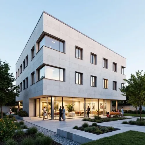 Bauhaus Style Hospital Architecture Design Ideas