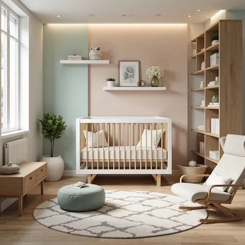 Contemporary Style Baby Room Interior Design Ideas