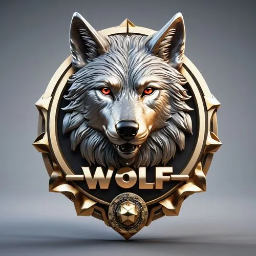 a logo for a luxurious betting company, it should have a wolf, indicate betting or money, and it has to be modern and unique.
,the emblem for wolf is displayed on a wall,wolfsangel,wolpa