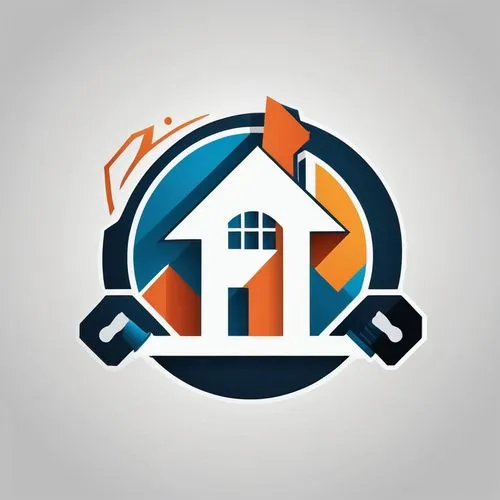 A Logo consisting of the shape of a house and a construction tool (such as a hammer or wrench) conveys the professionalism and creativity of the construction and real estate industry.
,homeadvisor,hou