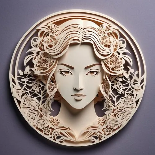 portrait,art deco woman,wood carving,art deco ornament,woodcarving,art nouveau frame,carved wood,art nouveau frames,medusa,wood art,decorative plate,majolica,lalique,maiolica,woodburning,medallion,diw