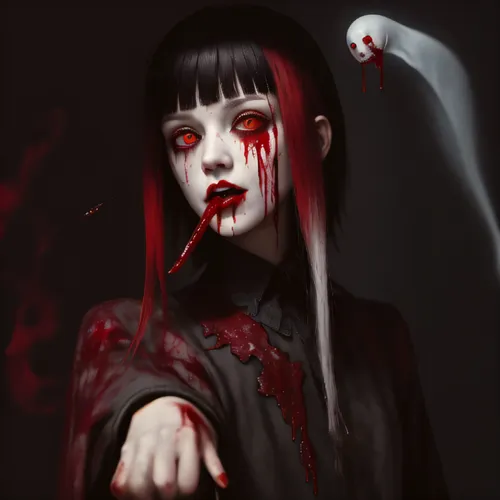 vampire lady,dripping blood,vampire woman,bleeding heart,psychic vampire,vampire,bloody mary,blood icon,a drop of blood,bleeding eyes,bleed,bleeding,blood spatter,dead bride,smeared with blood,blood f