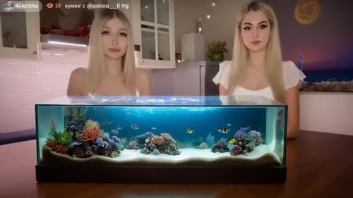 
Эта девушка  Очаровательный ночной пейзаж в светящемся стеклянном аквариуме. На верхней половине аквариума изображен шторм гроза и молнии на море, а парусник борется с волнами. Паруса корабля раздува