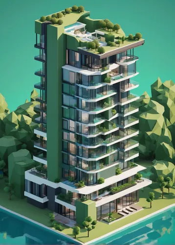 Leedon Green Condo- A Dream Project For The Future,artificial island,residential tower,floating island,floating islands,artificial islands,condominium,apartment building,apartment block,seaside resort