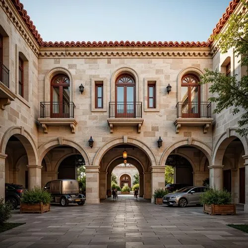 Distribution Center Romanesque style Architecture Design Ideas