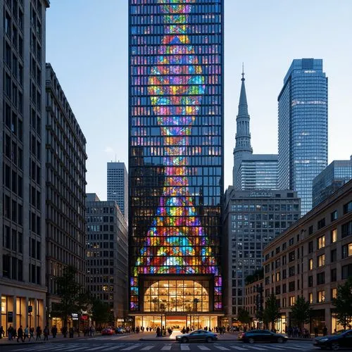 Skyscrapers Art Nouveau Style Architectural Design Ideas
