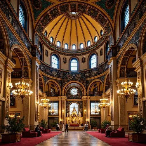 Byzantine Style Student Hall Architecture Design Ideas