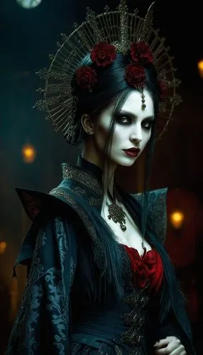 by Stefan Gesell errie vampire,gothic portrait,dolorosa,vampire lady,victorian lady,countess,rasputina,vampire woman,gothic woman,volturi,dead bride,dark gothic mood,lacrimosa,oscuro,magdalene,lady of